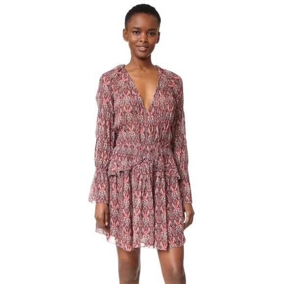 NWT - IRO - Lyz Dress - Navy / Red - Picture 6 of 16